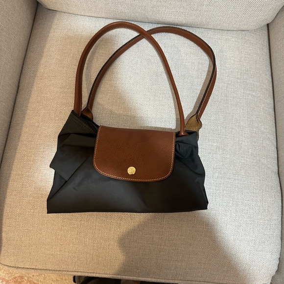 Longchamp Dark Grey Le Pliage Original - Picture 3 of 7